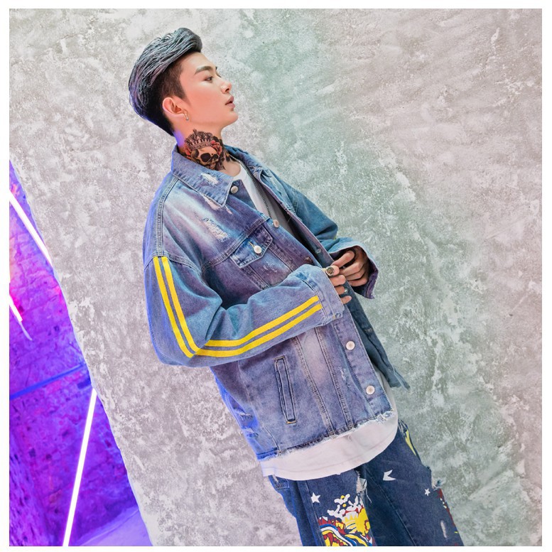 🌟HCM🌟🌺FREESHIP 99K🌺️⚡ Áo Khoác Jean Nam -MIna-Fashion-TrangTrang