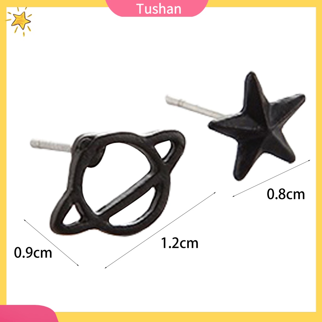Bông tai Unisex hình sao biển đính đá dễ thương