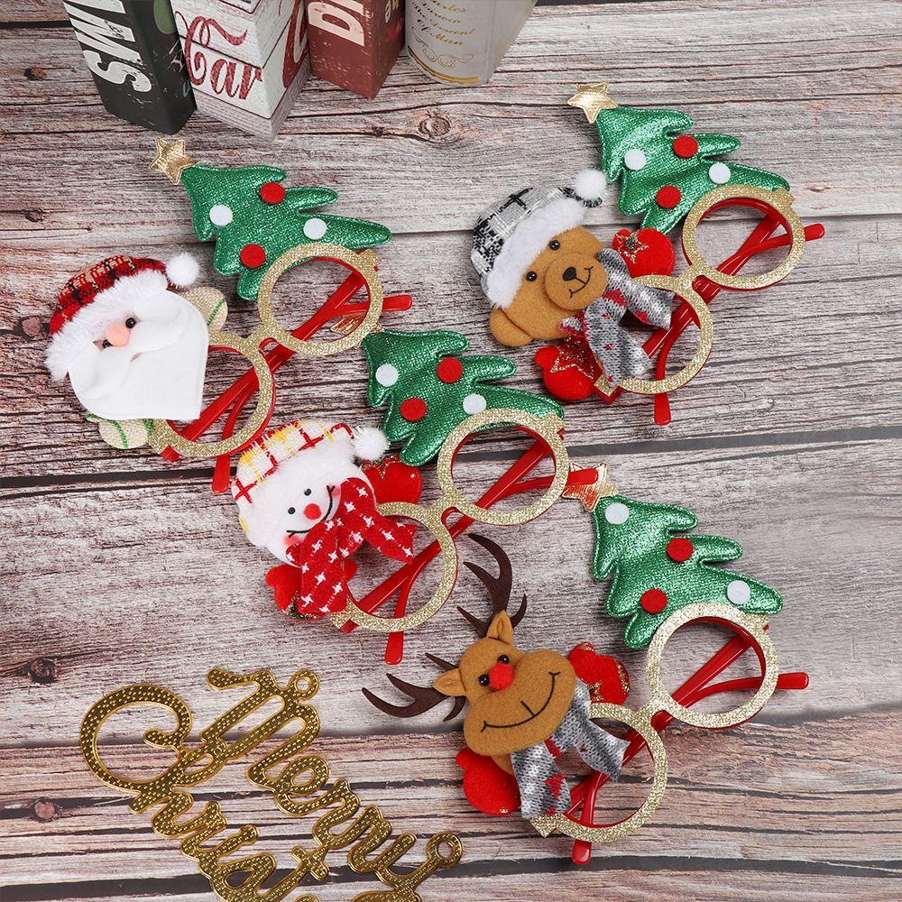 Mắt Kính Hóa Trang Ông Già Noel Và Bông Tuyết Dễ Thương Cho Bé