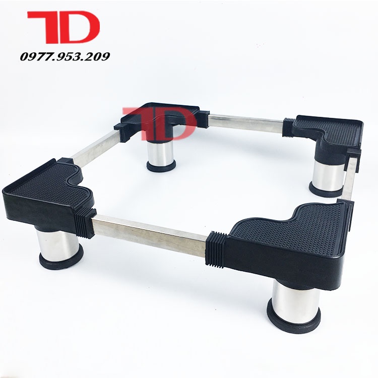 CHÂN MÁY GIẶT CAO CẤP LOẠI NHỎ, CHÂN ĐỠ MÁY GIẶT, TỦ LẠNH ( Máy giặt từ 6- 9kg. tủ lạnh từ 90l- 290l)