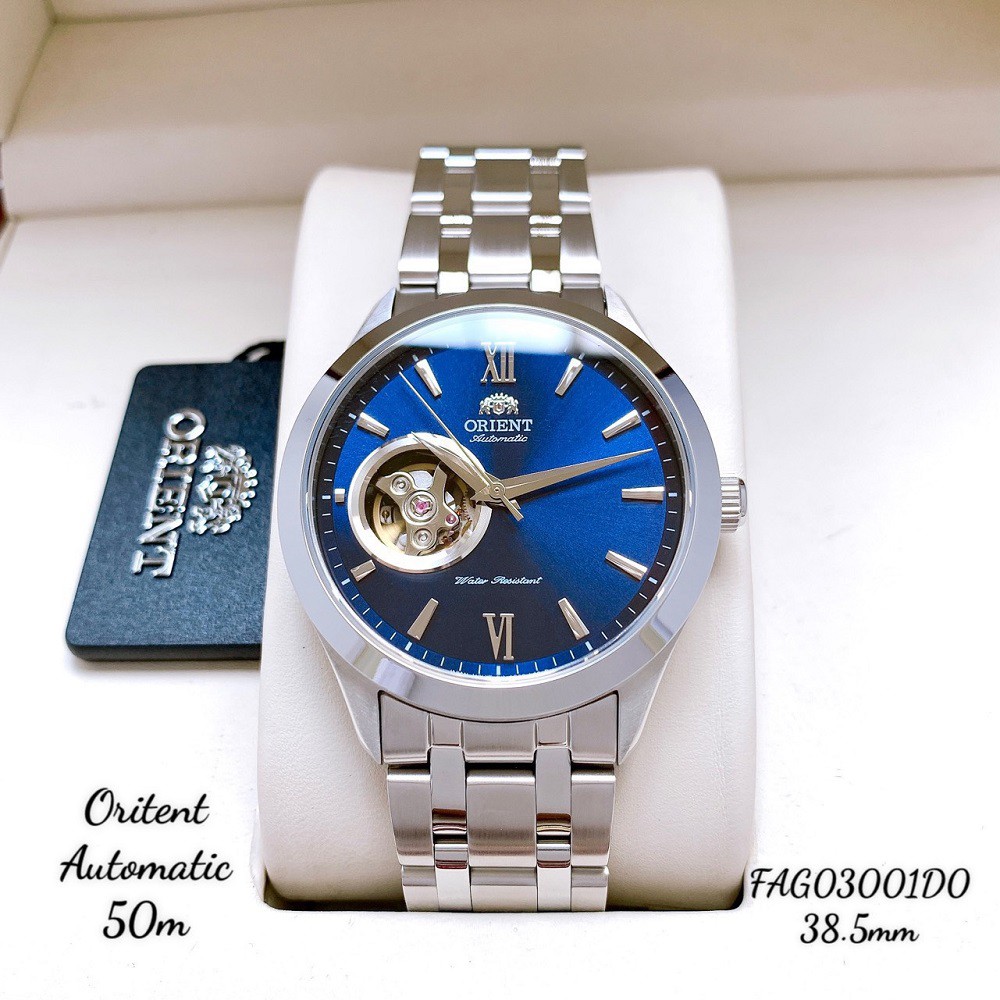 Đồng Hồ Orient Nam GOLDEN EYES II BLUE FAG03001D0 38.5mm Automatic