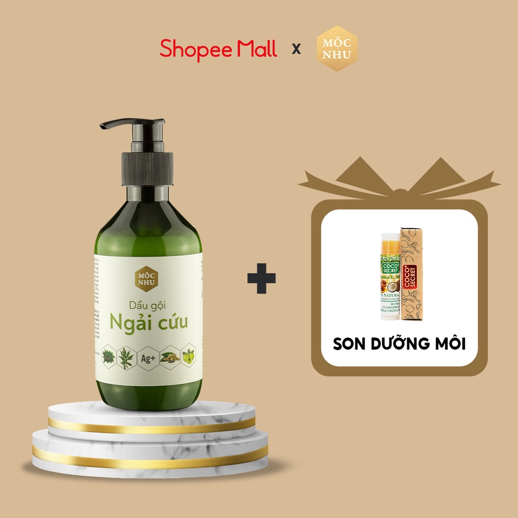 Dầu Gội Ngãi Cứu Mộc Nhu 300ml - Dứt Điểm Gàu Ngứa & Nấm Da Đầu