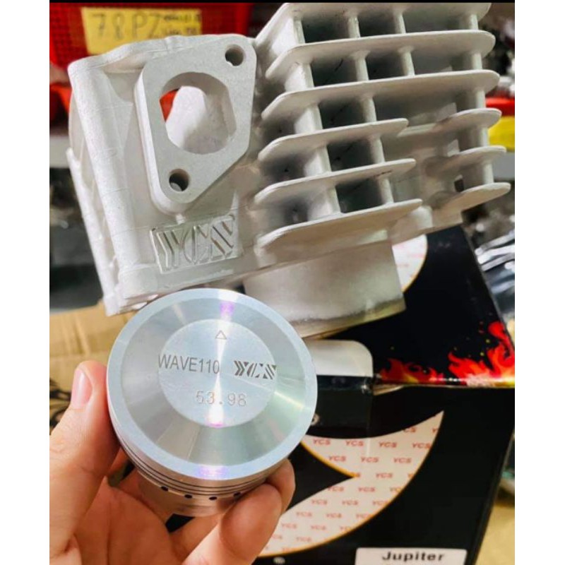 Bộ lòng kiếng xilanh YCS 54mm cho xe Sirius , Jupiter luôn pitong bạc