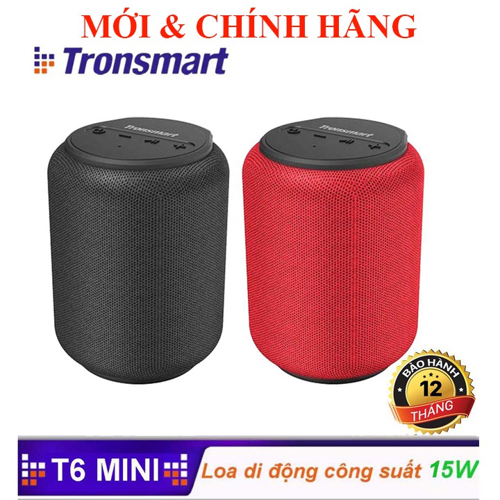 [Mã ELHACE giảm 4% đơn 300K] Loa Bluetooth 5.0 chống nước ghép đôi được Tronsmart Element T6 Mini, T2 Plus