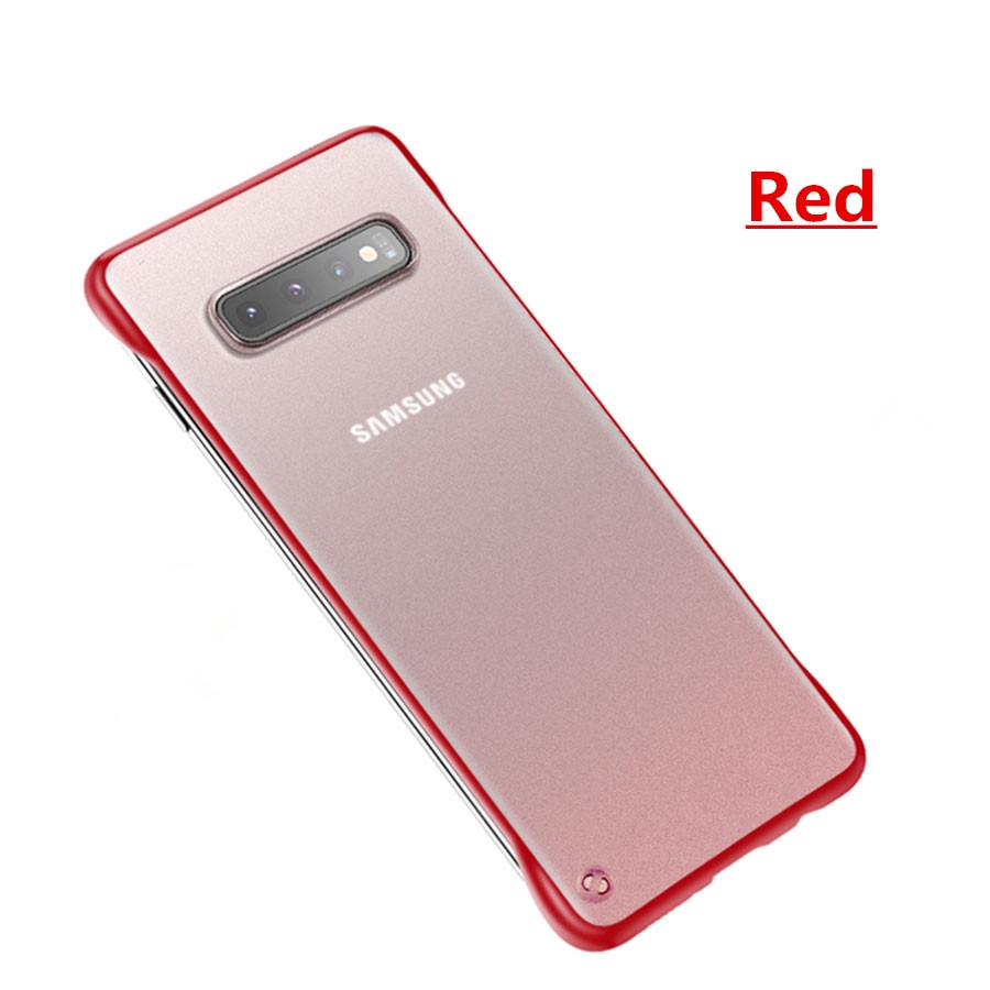 Ốp Điện Thoại Trong Suốt Không Viền Cho Samsung Galaxy S10 S20 Ultra Note 10 Lite Note 9 8 A51 A71 A50 A70 S8 S9 S7 Edge A6 A8