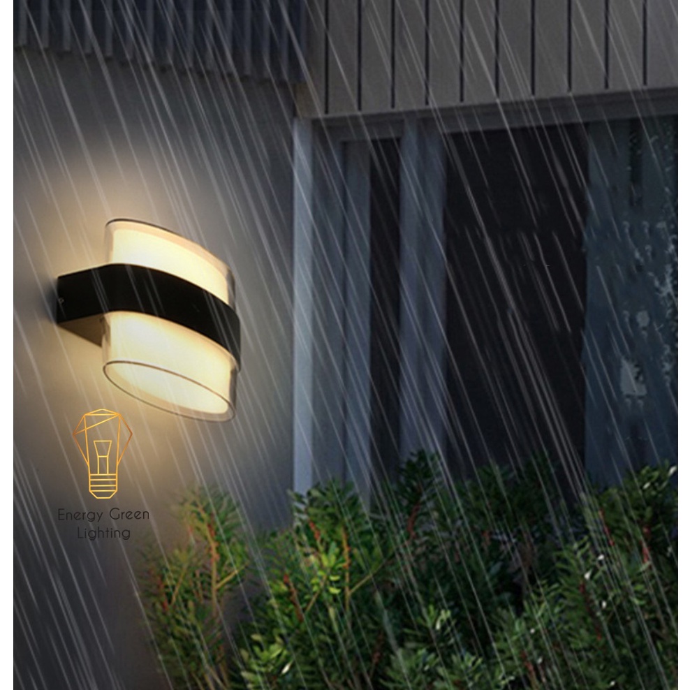 [ Nhiều Mẫu ] Đèn Tường Energy Green Lighting Đèn Hiên Nhà - Đèn Gắn Cổng - Phong cách Bắc Âu - Thân Nhôm Chống Nước Cao
