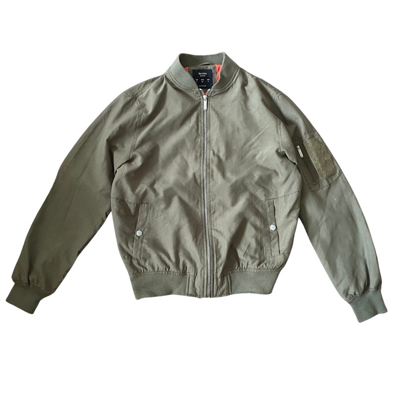 Áo Bomber Ma-1 crop 2hand