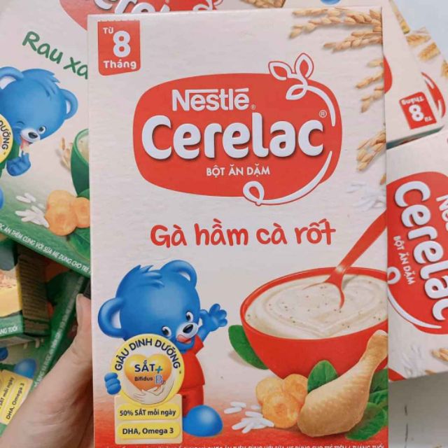 Bột ăn dặm Nestle cho bé 8 tháng