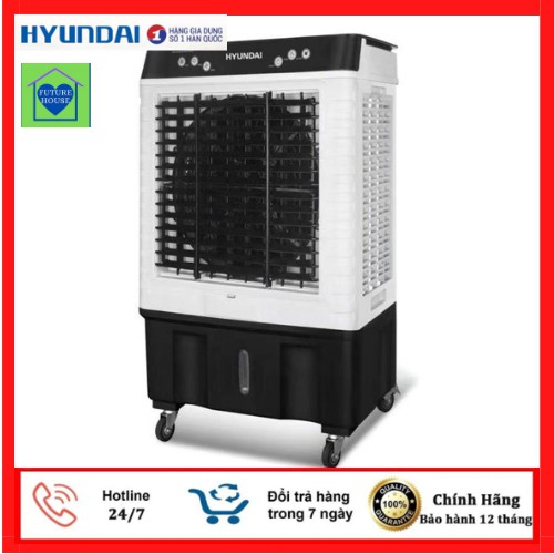 Quạt điều hòa hơi nước dung tích 50L, HYUNDAI HDE 6050,  Bảo hành 12 tháng [Chính Hãng][FreeShip]