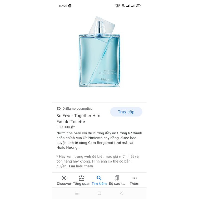 Nước hoa Paradise Man-CHO KHÁCH XEM HÀNG