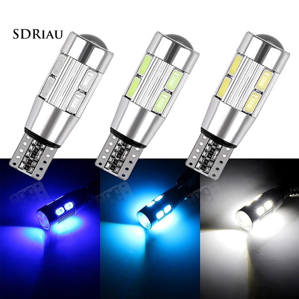 Bộ 2 đèn pha chiếu sáng T10 12V 5630 SMD dành cho xe hơi