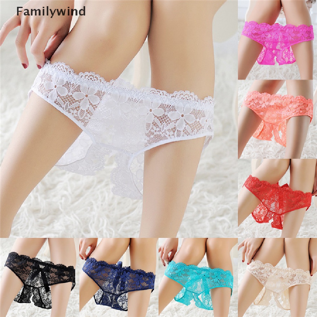 Quần Lót Ren Hở Đáy Quyến Rũ Thời Trang Cho Nữ