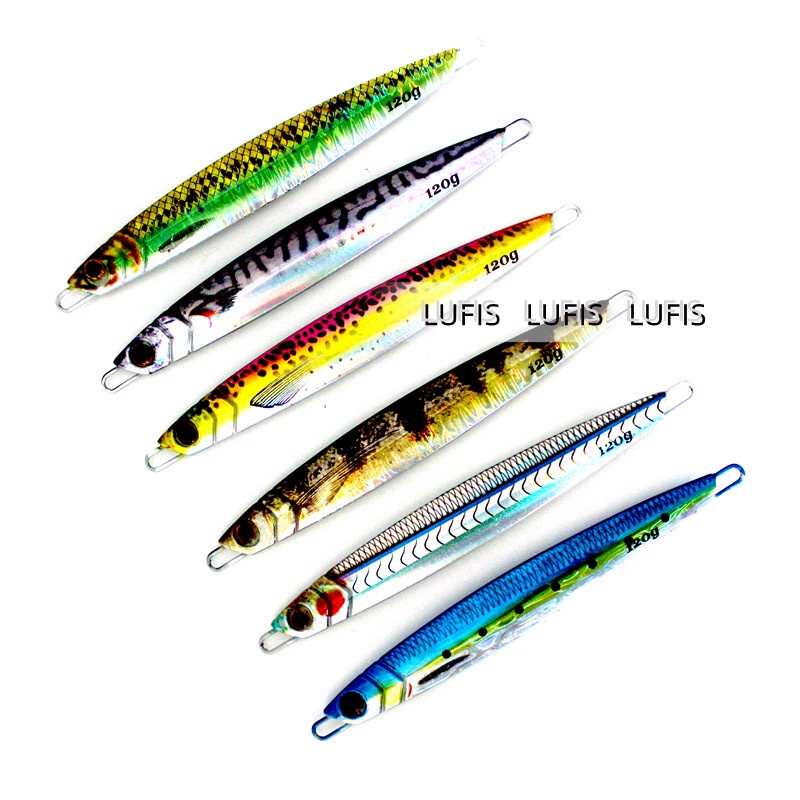 1 Mồi Câu Cá In 3D Jig 60g / 80g / 100g / 120g / 150g / 200g