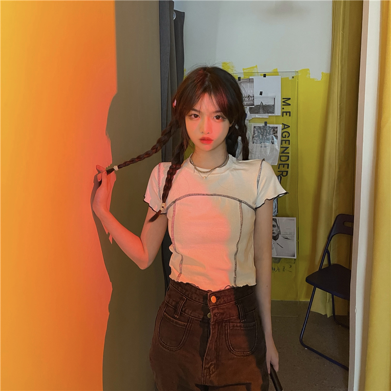 Áo Thun Lửng Tay Ngắn Thời Trang Dành Cho Nữ | BigBuy360 - bigbuy360.vn