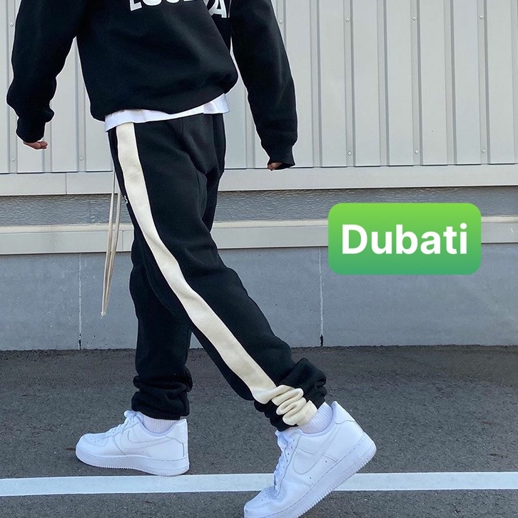 QUẦN JOGGER ESSENTIALS ỐNG RỘNG NAM NỮ CÓ BO 3 MÀU PHONG CÁCH HÀN QUỐC CAO CẤP - DUBATI FASHION