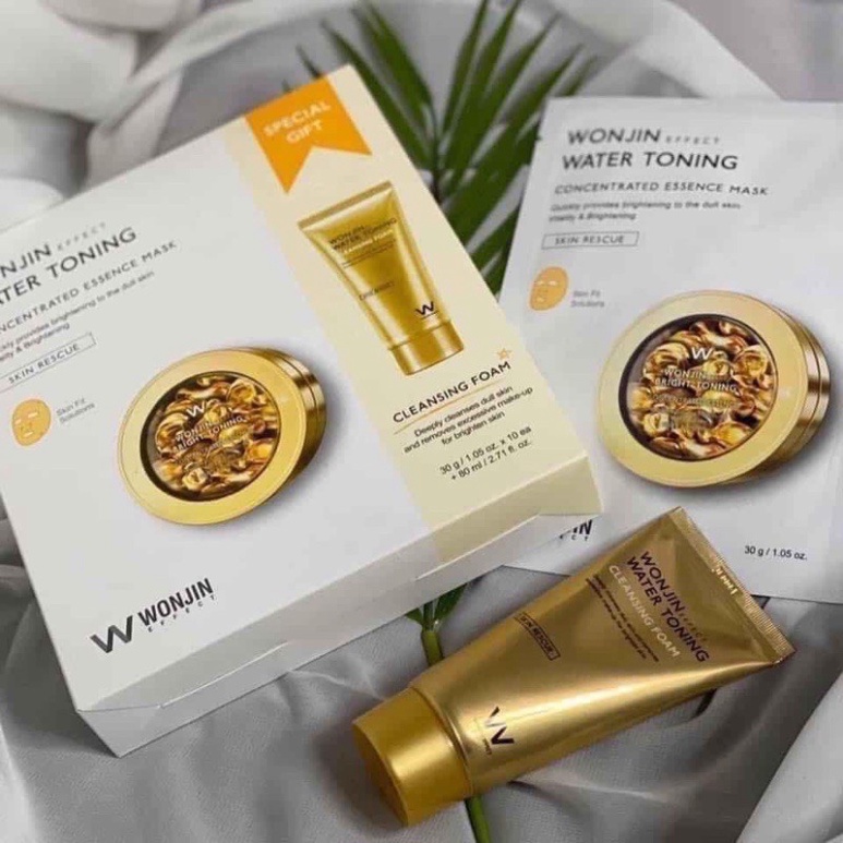 [Tách Lẻ] Mặt Nạ Dưỡng Sáng Da Wonjin Effect Water Toning Mask