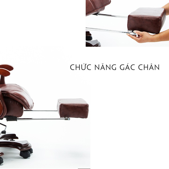 Ghế chủ tịch có massage Ghế giám đốc Ghế văn phòng - Hàng đẹp, chất lượng , da cao cấp  -T287