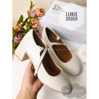 Giày búp bê da bóng 3.5cm (Ảnh thật)