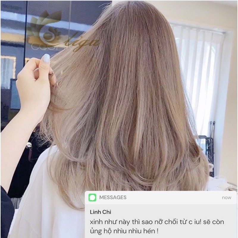 Thuốc nhuộm tóc nâu sữa + tặng oxy dượng dưỡng - lemon.hair