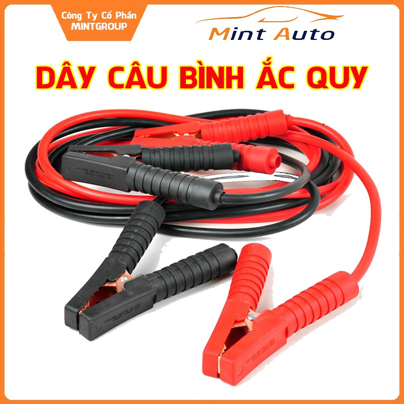 Bộ dây câu bình ắc quy 500A loại tốt dài 3 mét lõi đồng lớn