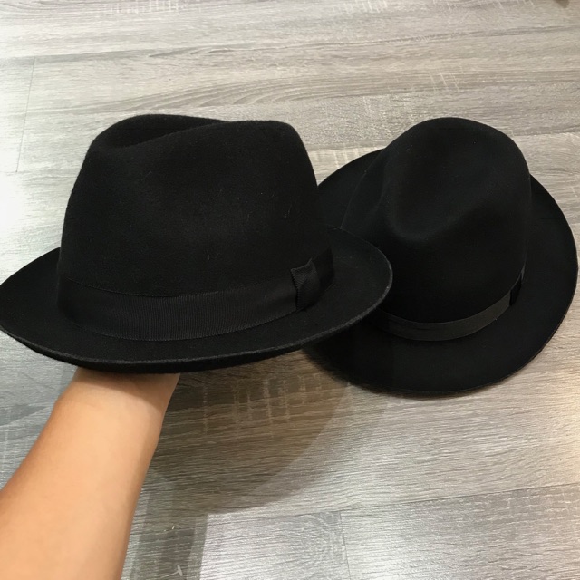 Nón NHẬP KHẨU Fedora Vành 6cm Nỉ Xịn 100% (Đóng khung chống SHOCK)