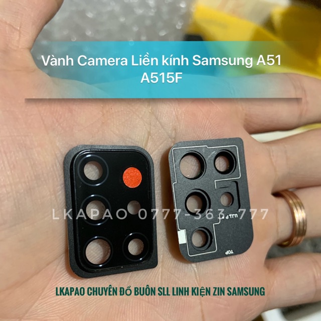 Vành camera liền kính Samsung Galaxy A51, A515F new zin