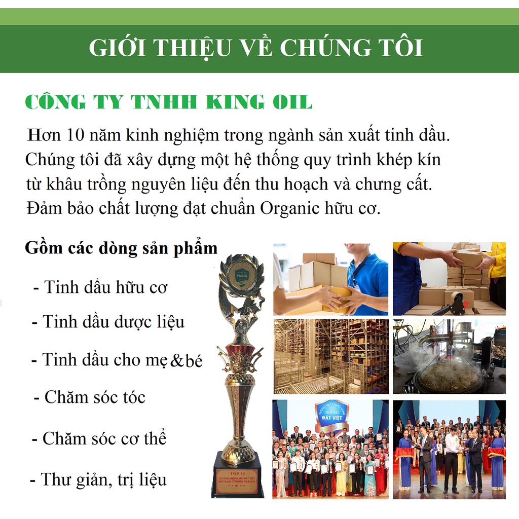 Tinh dầu hoa Sen nguyên chất từ thiên nhiên, xông phòng, khử mùi, đuổi muỗi, thư giản - KingOil