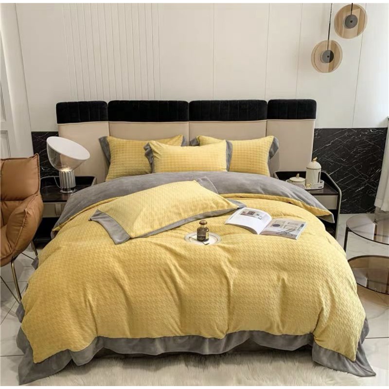 Bộ chăn ga gối nỉ mịn Roma cao cấp SHOP VŨ THỊ THƠM