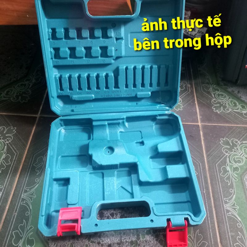 Hộp đựng máy khoan pin makita 12v, 21v, 36v,  24v