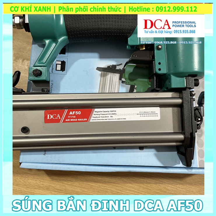 Súng bắn đinh hơi F50, súng bắn đinh gỗ DCA