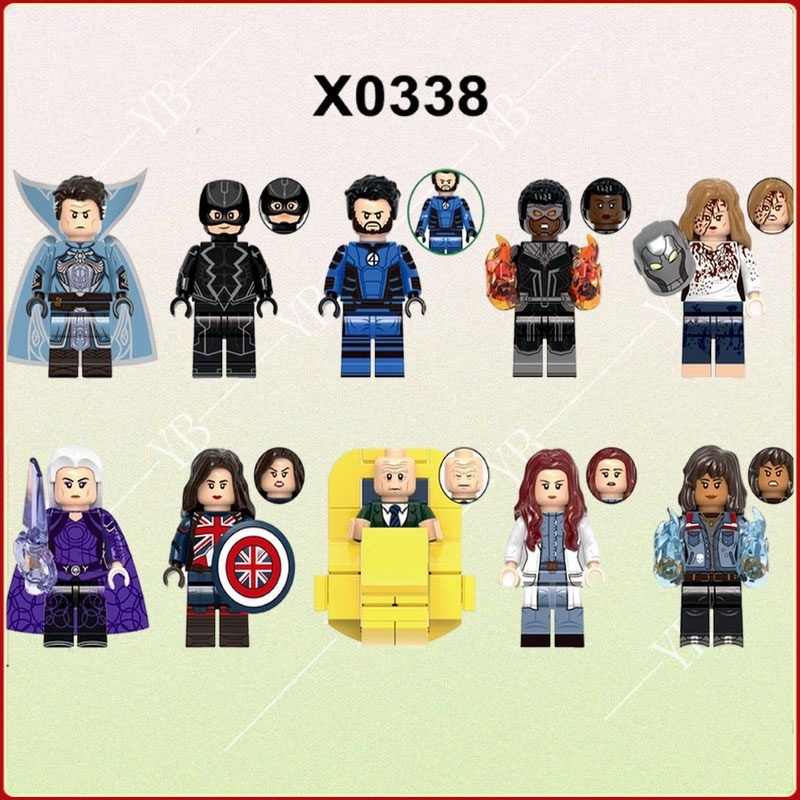 Mô Hình Đồ Chơi Lắp Ráp Nhân Vật Siêu Anh Hùng Marvel