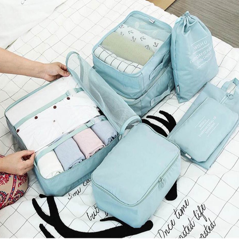 Set 7 Túi Đựng Đồ Đa Năng Tiện Dụng Khi Đi Du Lịch
