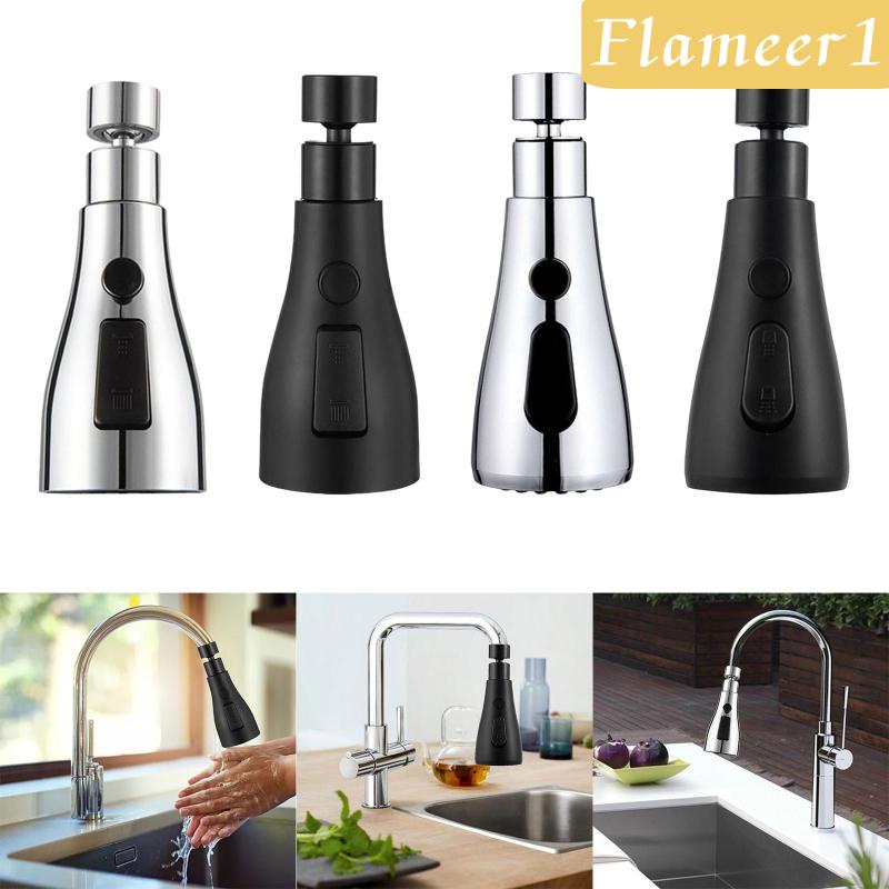 1 Đầu Vòi Nước Chống Văng Xoay 360 Độ 3 Chế Độ Điều Chỉnh Được Tiện Lợi Dành Cho Bồn Rửa Nhà Bếp