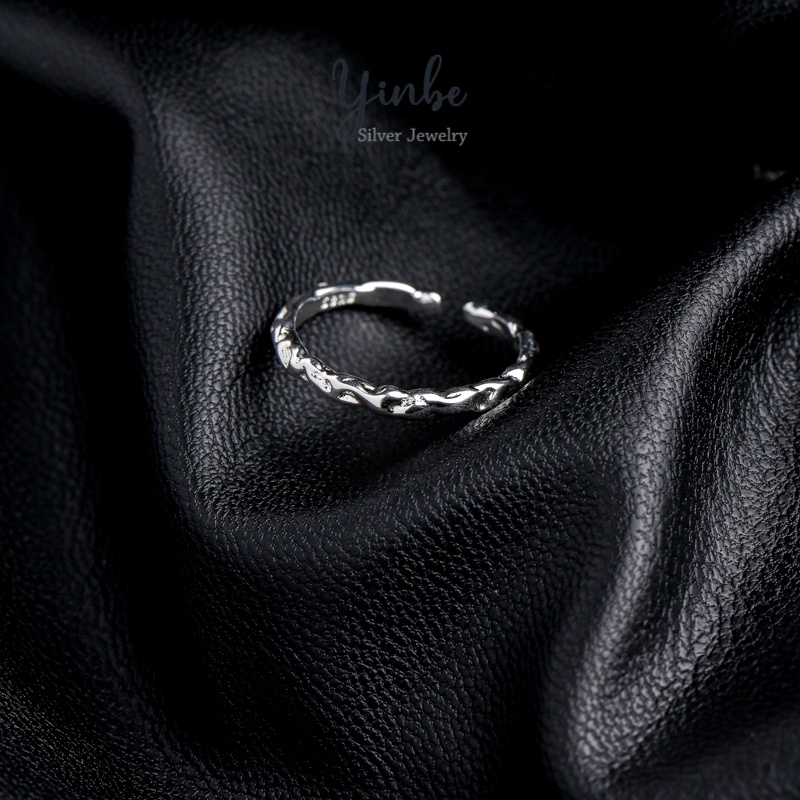 Nhẫn bạc nữ Nhẫn phong cách Nhật Bản - Hàn Quốc freesize đơn giản Yinbesilver