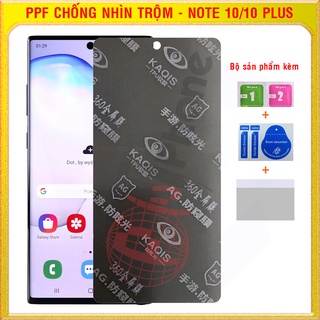 Dán dẻo ppf chống nhìn trộm cho samsung note 10, note 10 plus
