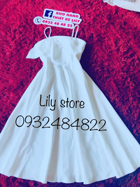 ( ảnh và video thật 1000%) ĐẦM 2 dây nơ