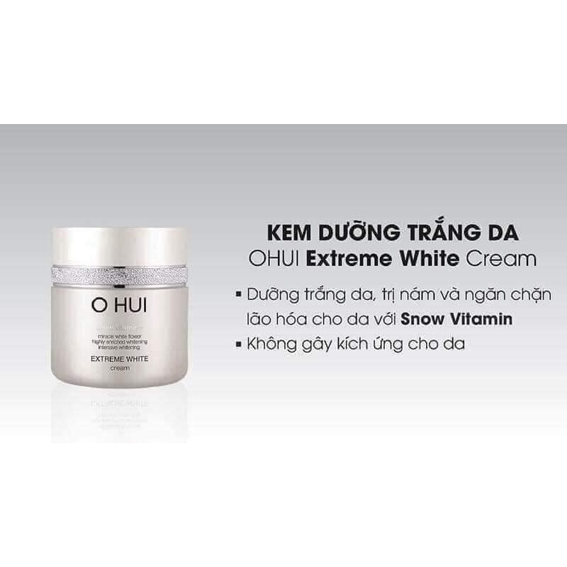 BỘ SET DƯỠNG TRẮNG DA OHUI Extreme White Snow Vitamin