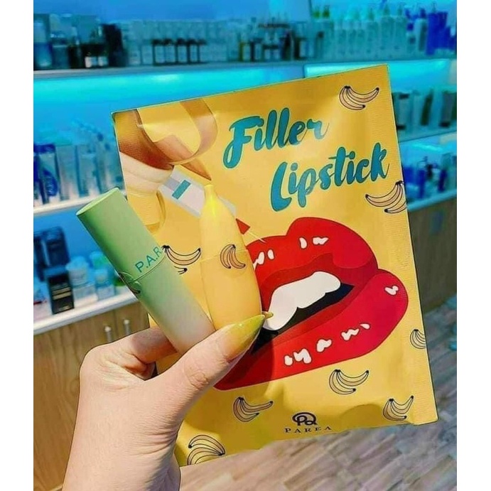 Son Filler Lipstick chuối khử Thâm xoá nhăn môi - Son banana