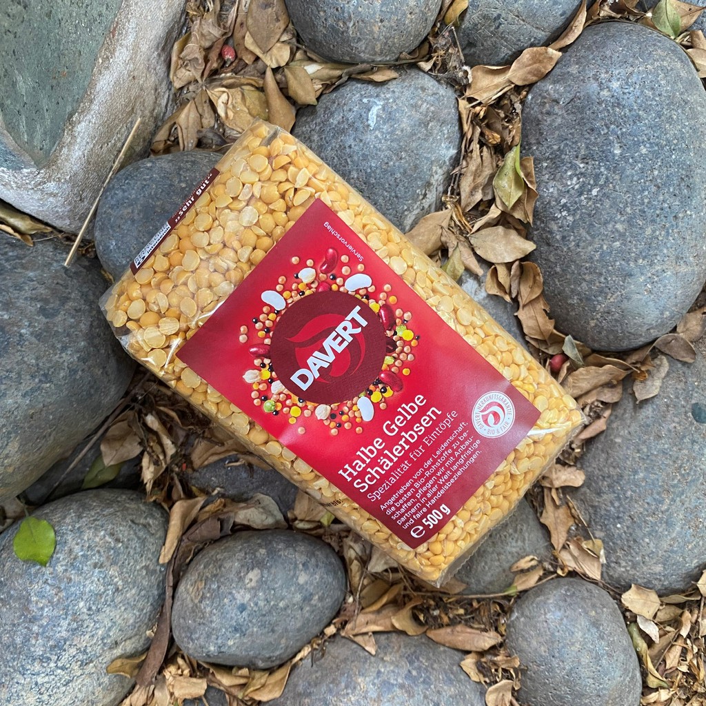 Đậu hà lan vàng tách đôi hữu cơ Davert 500g