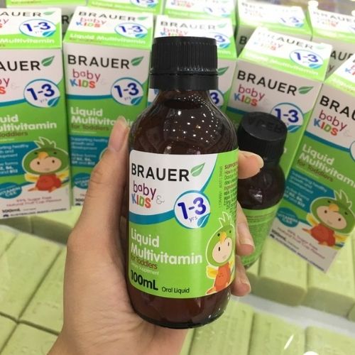 Vitamin Tổng Hợp Brauer cho trẻ từ 1-3 tuổi (100ml)