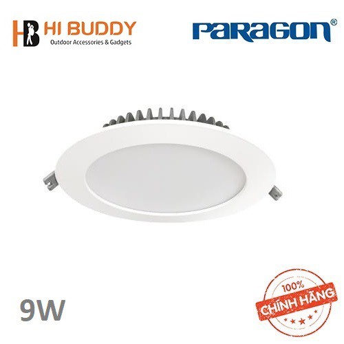 Đèn LED Paragon Downlight Âm Trần  - 5W/ 7W/ 9W/ 12W/ 20W - Ánh Sáng Vàng/ Trung Tính/ Trắng. Chính Hãng