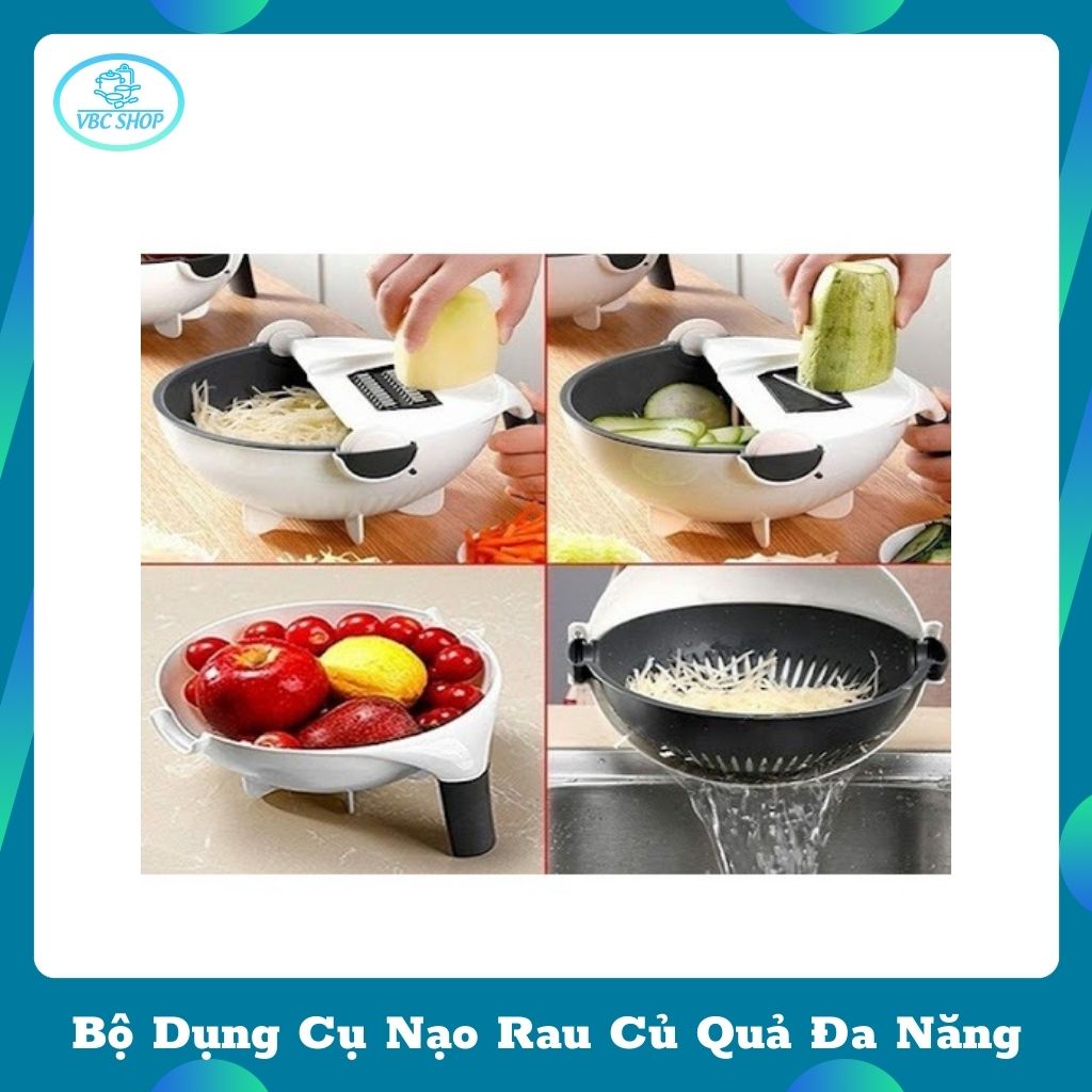 Bộ Dụng Cụ Nạo Rau Củ Quả Thông Minh Đa Năng, Bộ Nạo Rau Củ Quả Tiện Dụng