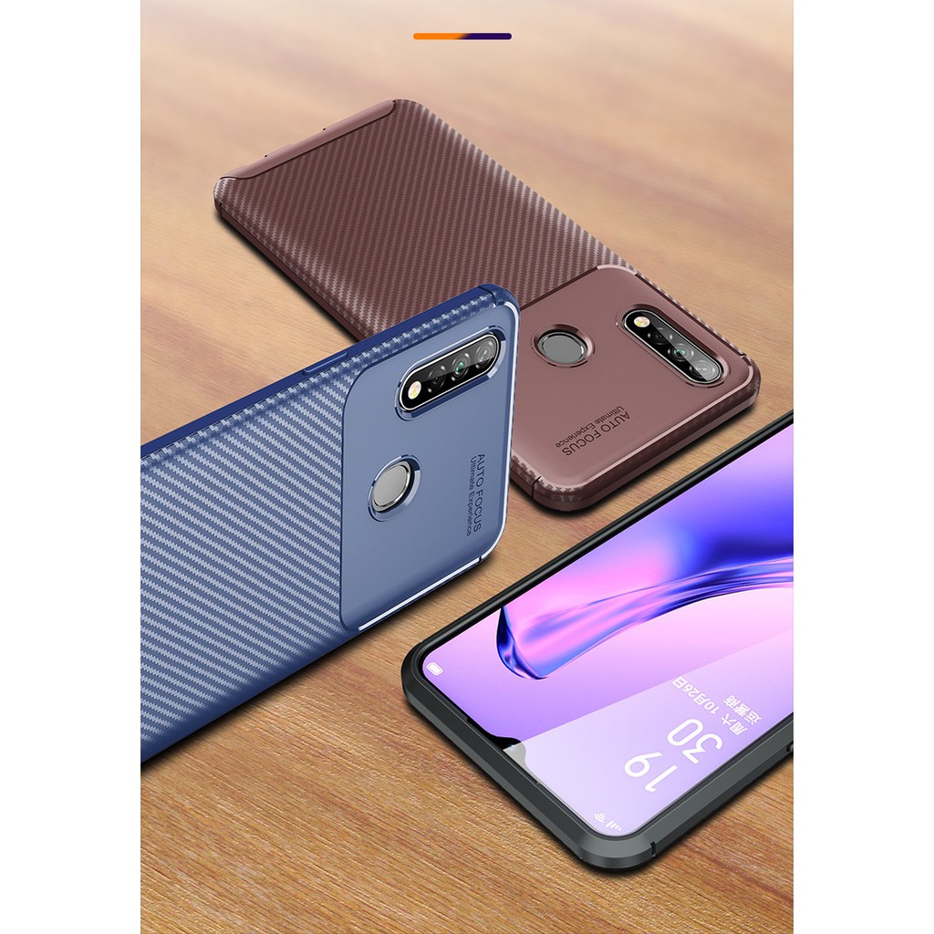 Ốp lưng OPPO A91 / F15 / Oppo Reno 3 dùng chung Auto Focus vân Rằn Ri chống mồ hôi vân tay chống