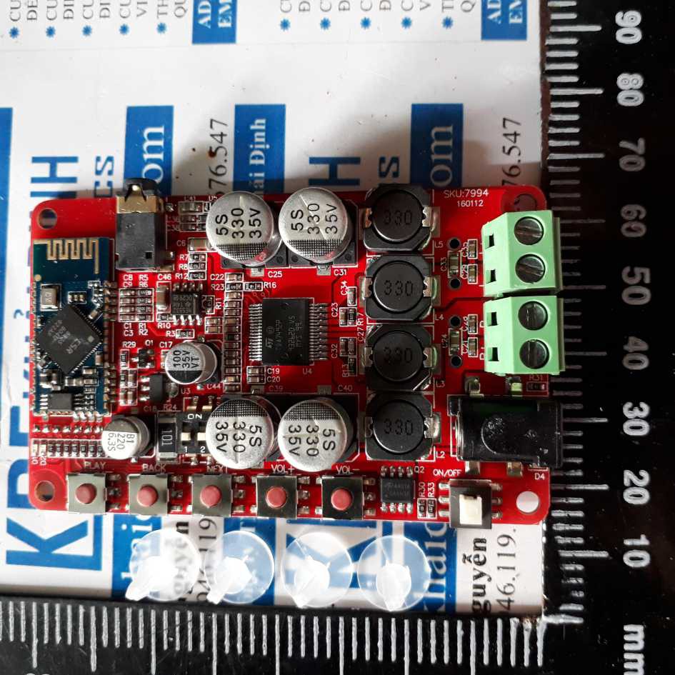 module khuếch đại Audio TDA7492P, tích hợp bluetooth 4.0 kde2175