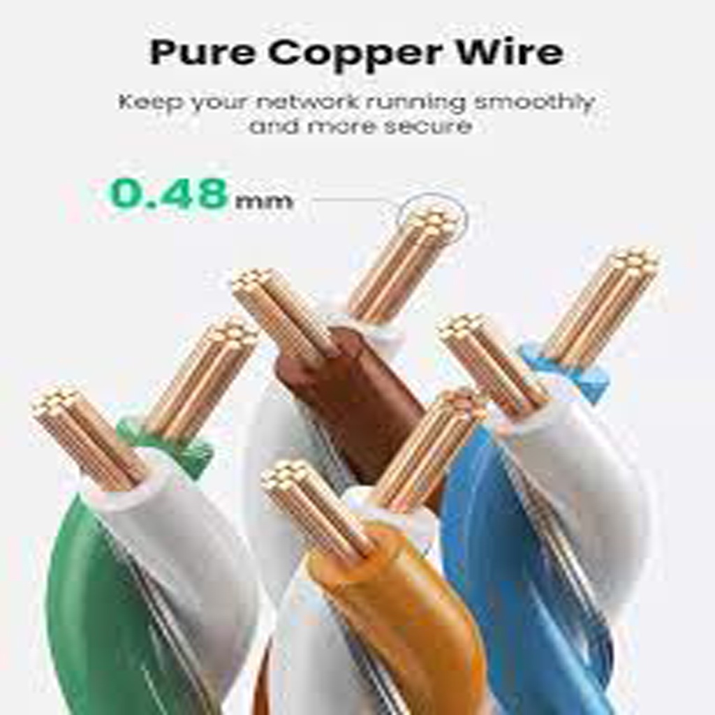 Cáp Mạng CAT8 Bọc Dù 40Gpbs Cao Cấp Ugreen NW153 Chính Hãng