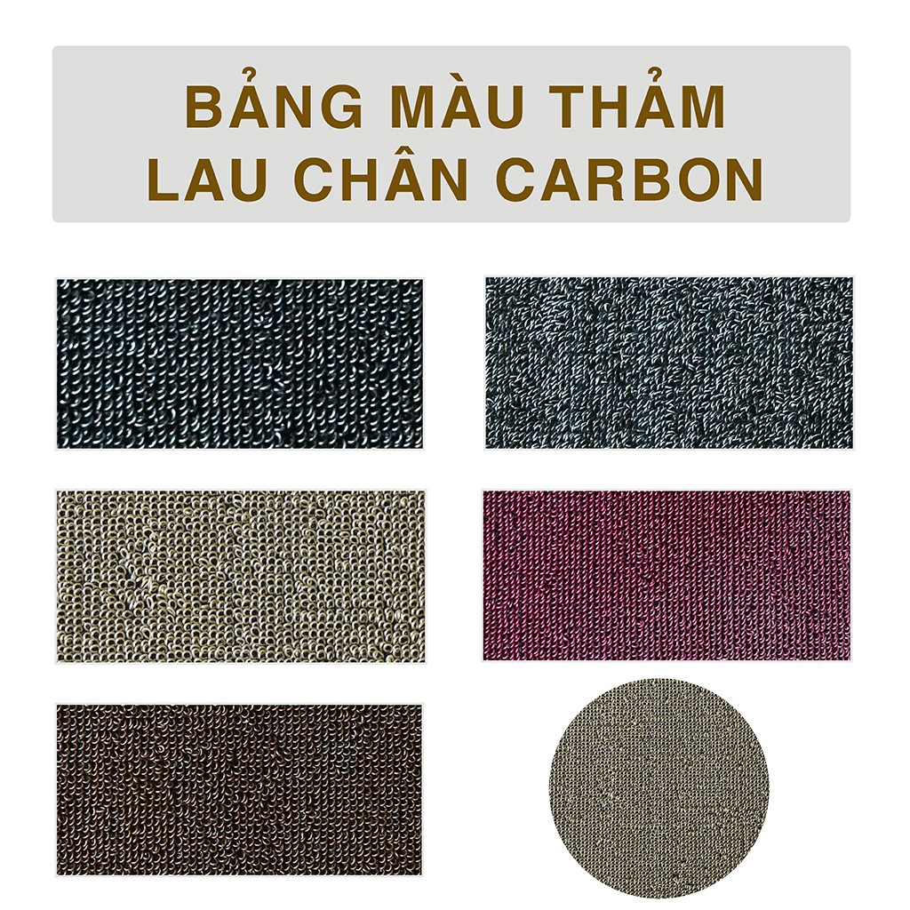 Thảm Lau Chân Sợi Carbon Không Mùi Hôi Đẹp Siêu Thấm Nhà Tắm, Bếp, Văn Phòng, Khách Sạn, Nhà Hàng, Gia Đình, Chịu Nước