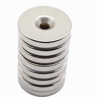 Nam Châm 25x3 M5 Lỗ tròn 5mm cho túi xách quần áo