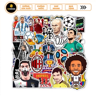 Sticker Dán Laptop Cắt Sẵn Chất Liệu Decal PVC 5 Lớp Chống Nước | Sticker Cầu Thủ Bóng Đá