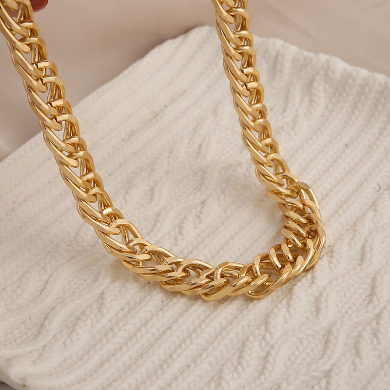 Dây chuyền choker hợp kim màu bạc đơn giản thời trang dành cho nữ