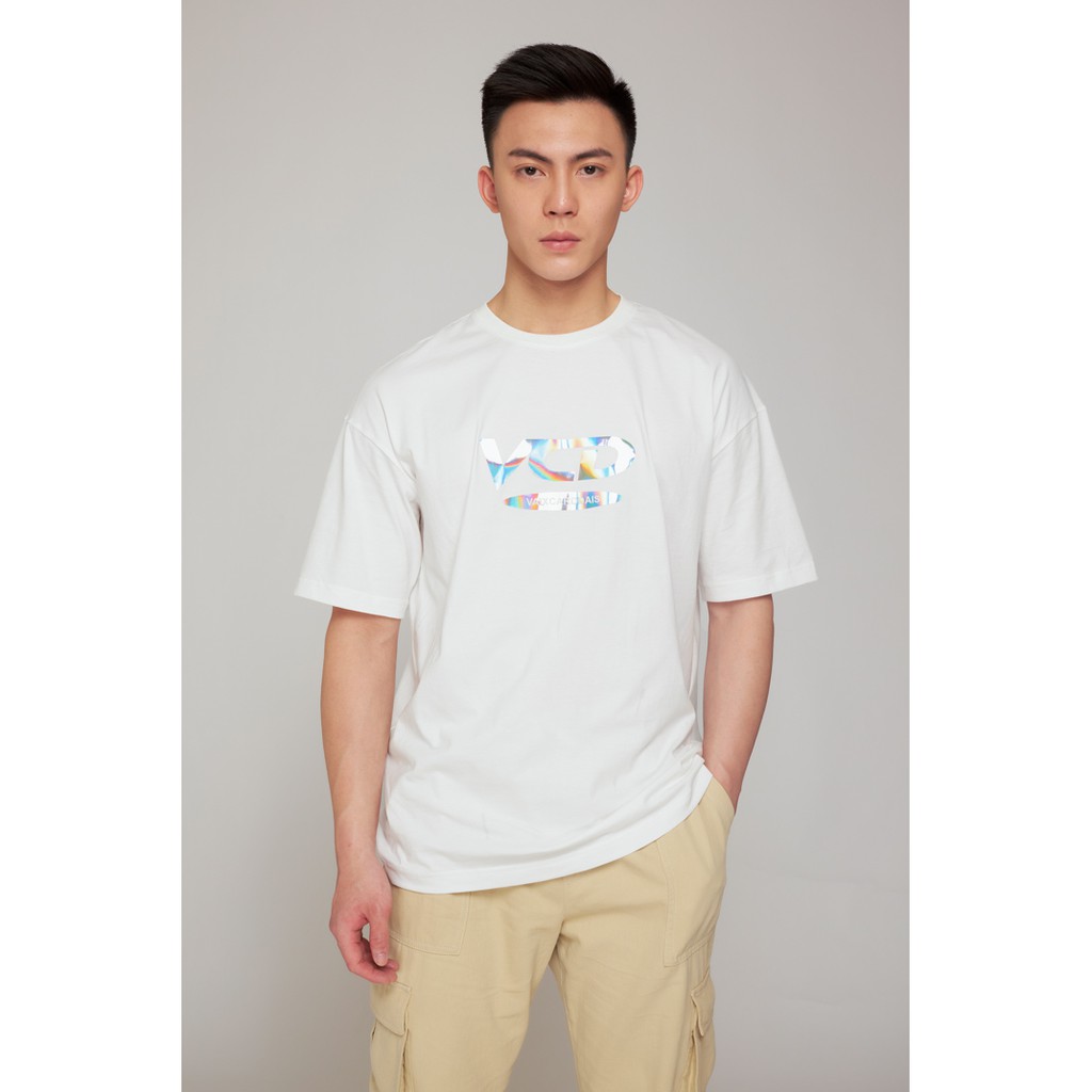 Áo Thun BOO Nam Oversize Dáng Rộng 100%Cotton In Hình Y2K VCD